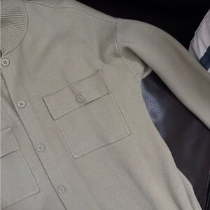 Simons Sage Green Knit Cardigan